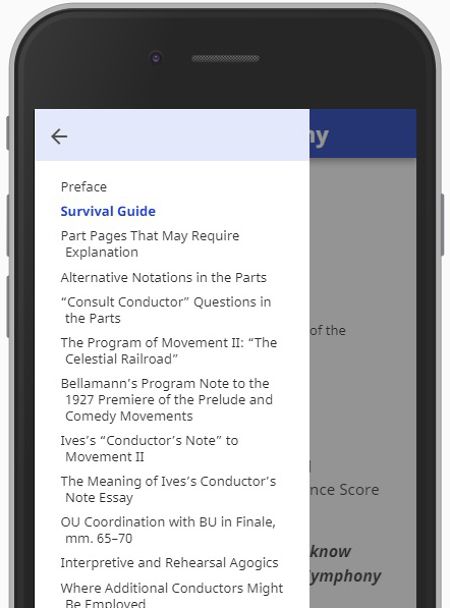 (opens new window/tab) Image: Slide menu with Article Navigation list on mobile device